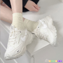 NIKE TC 7900 淡紫 奶白 米白  厚底 增高  女鞋 小白鞋 老爹鞋 FD0385-121-規格圖9