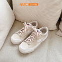 日本代購 Nike Court Legacy Lift 厚底 解構 奶茶 DM7590-200 白黑 100-規格圖9