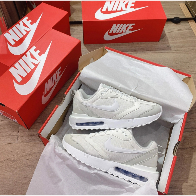 免運 韓國代購 附發票 Nike鞋 Air Max Dawn 白灰 白紫 女鞋 黑白 氣墊慢跑鞋 DH5131-100-細節圖3