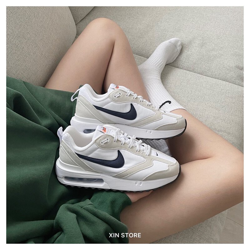 免運 韓國代購 附發票 Nike鞋 Air Max Dawn 白灰 白紫 女鞋 黑白 氣墊慢跑鞋 DH5131-100-細節圖4