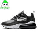 免運  Nike Air Max 270 React 黑白 熊貓 氣墊 白 CI3899-101 男女情侶鞋-規格圖11