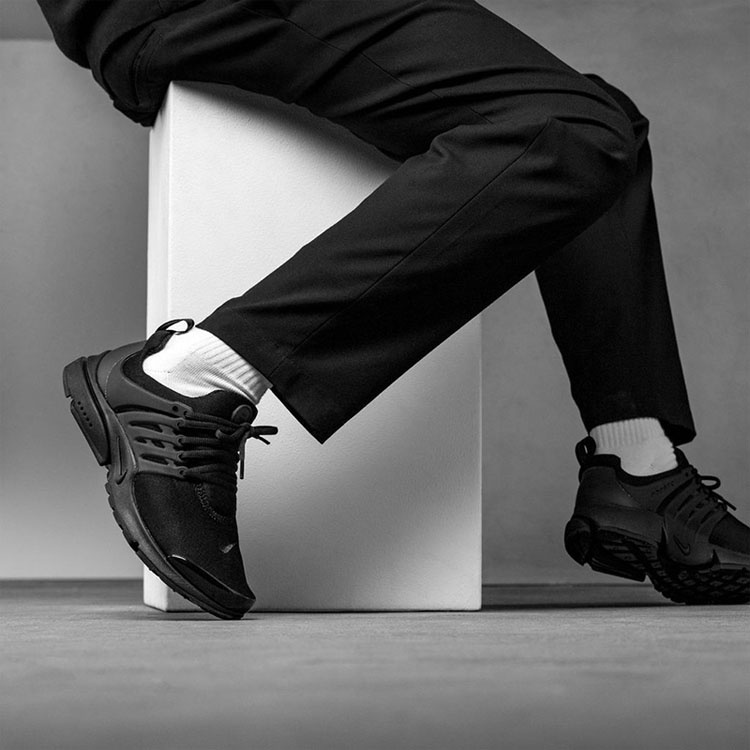 免運 韓國連線 NIKE AIR PRESTO SE 魚骨鞋 休閒鞋 女鞋 網面透氣鞋 慢跑鞋 運動鞋 黑武士 襪套鞋-細節圖8