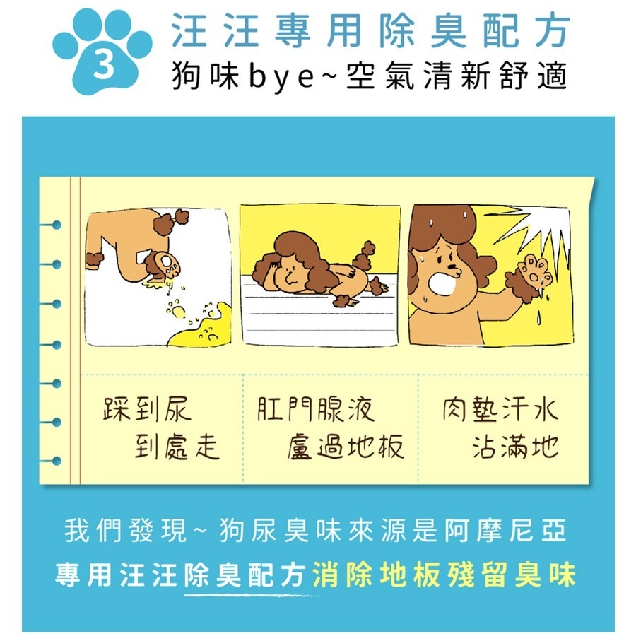 臭味滾 地板清潔劑1000ml 地板清潔液 除臭 抑菌 寵物專用 濃縮式 貓用 狗用-細節圖7