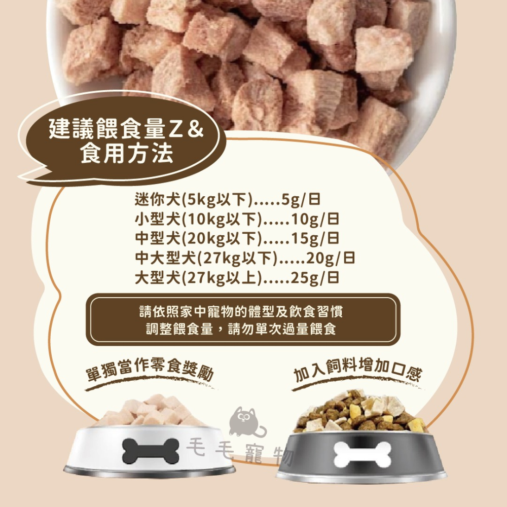 Mr.凍乾 犬用天然原肉凍乾 犬零食 狗零食 狗點心 凍乾 100%天然原肉-細節圖3