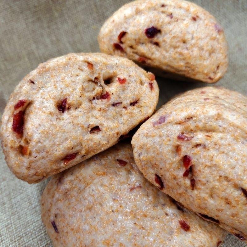嘉義吉芳包子饅頭/全麥無糖蔓越莓饅頭、素食、純素(30顆裝) 客製化產品-細節圖2