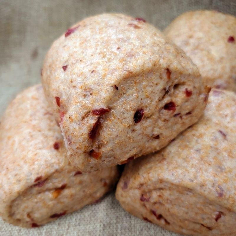 嘉義吉芳包子饅頭/全麥無糖蔓越莓饅頭、素食、純素(30顆裝) 客製化產品-細節圖3