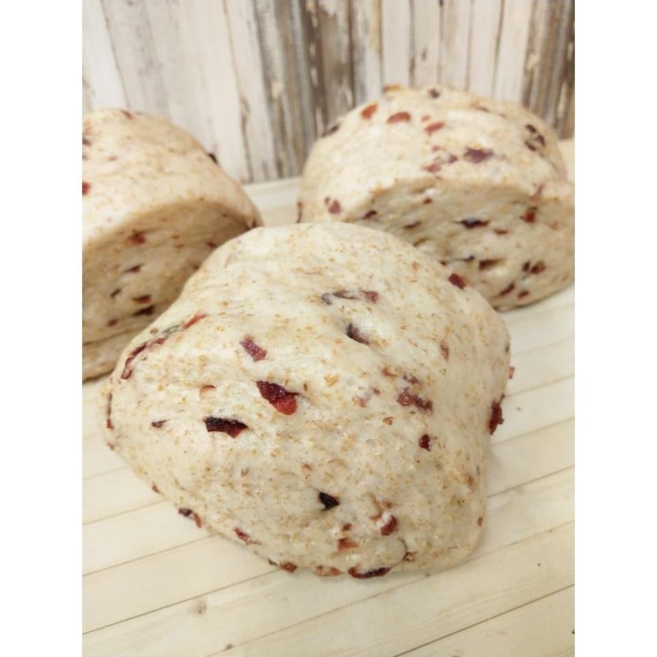 嘉義吉芳包子饅頭全麥蔓越莓饅頭5顆裝 低糖  無奶無蛋無油素純麥手工包子饅頭 蔓越莓饅頭-細節圖2