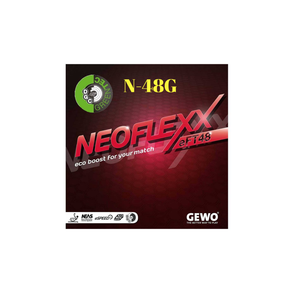 力揚乒乓-德國 GEWO  Neoflexx eFT 48 高效能綠色桌球膠皮(無包裝)-細節圖2