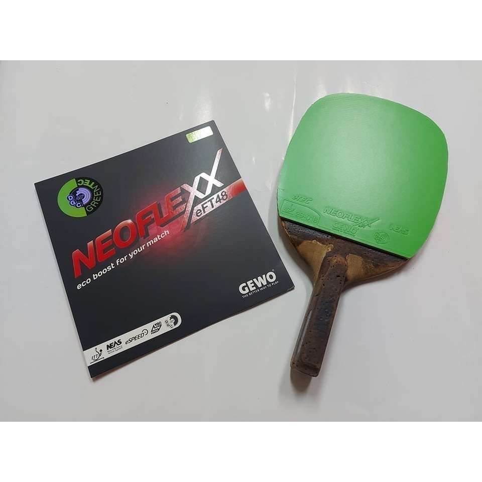 力揚乒乓-德國 GEWO  Neoflexx eFT 45高效能綠色桌球膠皮(無包裝)-細節圖8