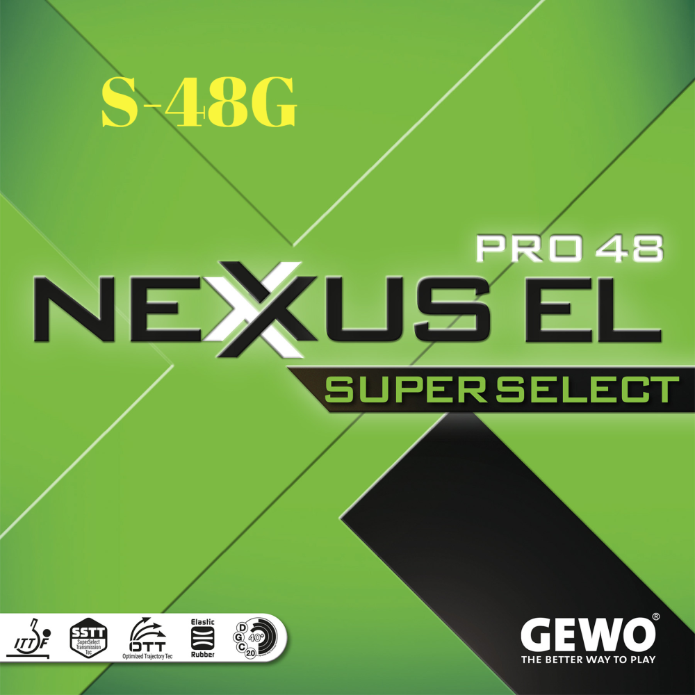 力揚乒乓-德國 GEWO Nexxus EL Pro 53 Super Select高效能綠色桌球膠皮 (53度海棉)-細節圖4