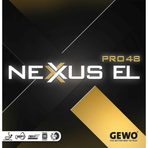 力揚乒乓-德國 GEWO Nexxus EL . XT Pro 48高效能桌球膠皮