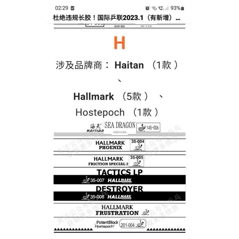 力揚乒乓-德國 GEWO Hallmark Tactics-LP  長顆粒桌球膠皮(0.5海綿)-細節圖11