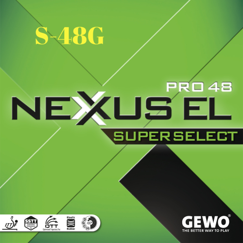 力揚乒乓-德國 GEWO Nexxus EL Pro 48 Super Select高效能綠色桌球膠皮 (48度海棉)