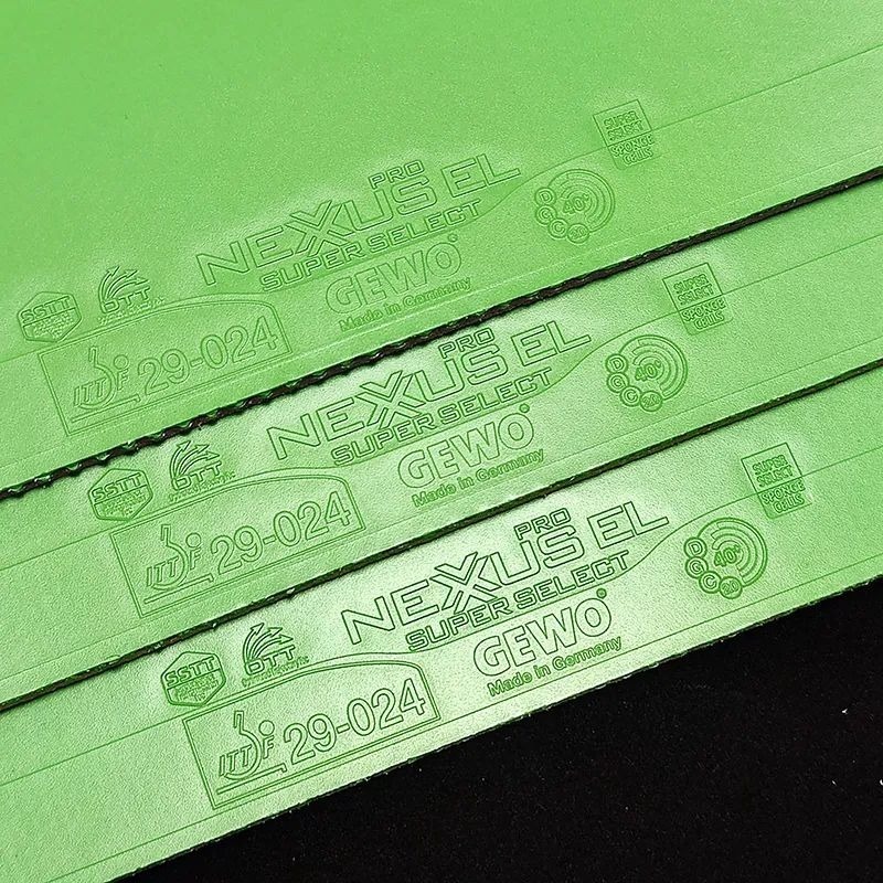 力揚乒乓-德國 GEWO Nexxus EL Pro 48 Super Select高效能綠色桌球膠皮 (48度海棉)-細節圖3