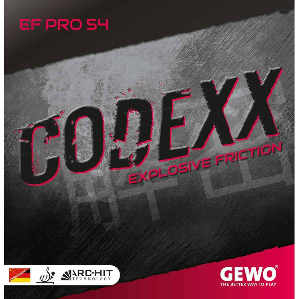 力揚乒乓-德國 GEWO Codexx EF Pro 52 / 54   黏性 高效能膠皮-細節圖2