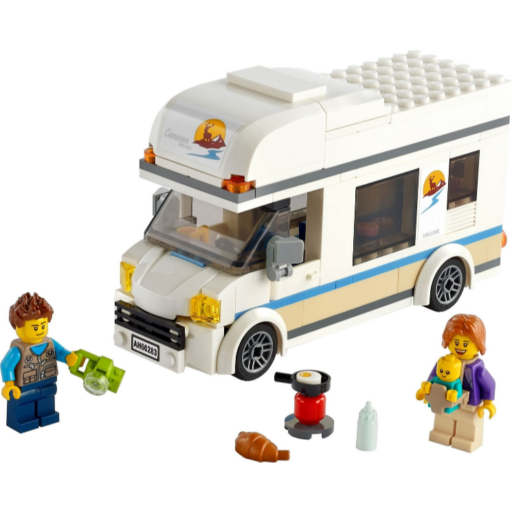 樂高 LEGO 60283 全新品 城市系列 Holiday Camper Van 假期露營車-細節圖2