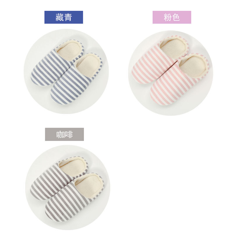 室內棉拖鞋 條紋室內拖鞋 透氣 條紋 全棉 無印風 鞋底加厚 回彈鞋底板拖鞋 防滑拖鞋 情侶拖鞋 棉麻拖鞋 居家拖鞋-細節圖9