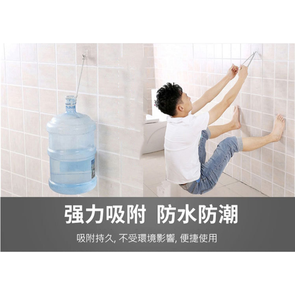 強力無痕掛勾 防水掛勾 不鏽鋼無痕掛勾 無痕 免釘 透明掛勾 小勾 不鏽鋼臉盆無痕掛勾 廚房收納無痕掛架 無痕掛勾 浴室-細節圖3