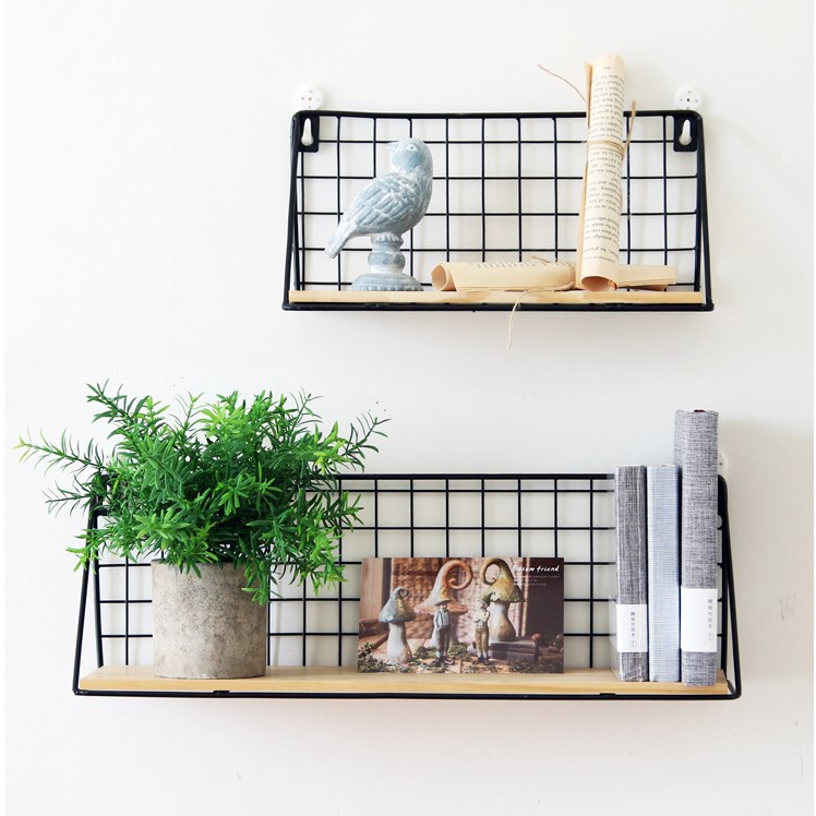 牆壁置物架 壁掛置物架 牆上置物架 置物架 牆面置物架 牆壁架 牆上收納 層架 層架壁掛 一字隔板實木 收納 免打孔書架-細節圖7