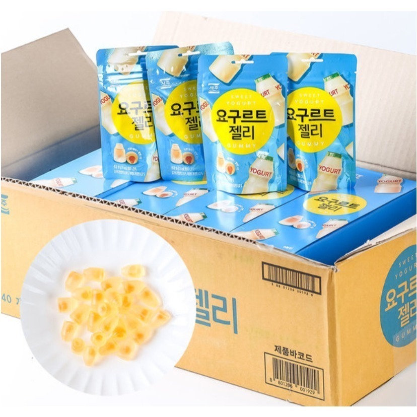 【預購】肥章魚㊣正韓代購★韓國 Seoju 軟糖 彩虹 果汁 養樂多 水蜜桃養樂多-細節圖3