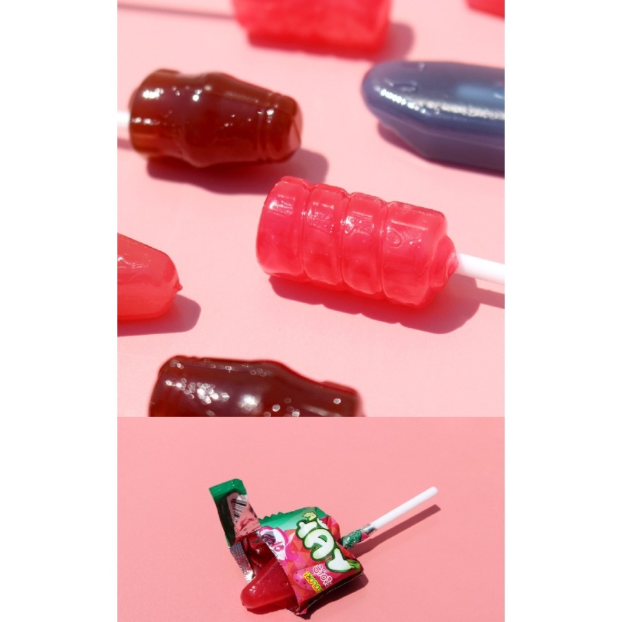 【台灣現貨+預購】Huache肥章魚㊣正韓代購★樂天 可愛造型棒棒糖 單支-細節圖3