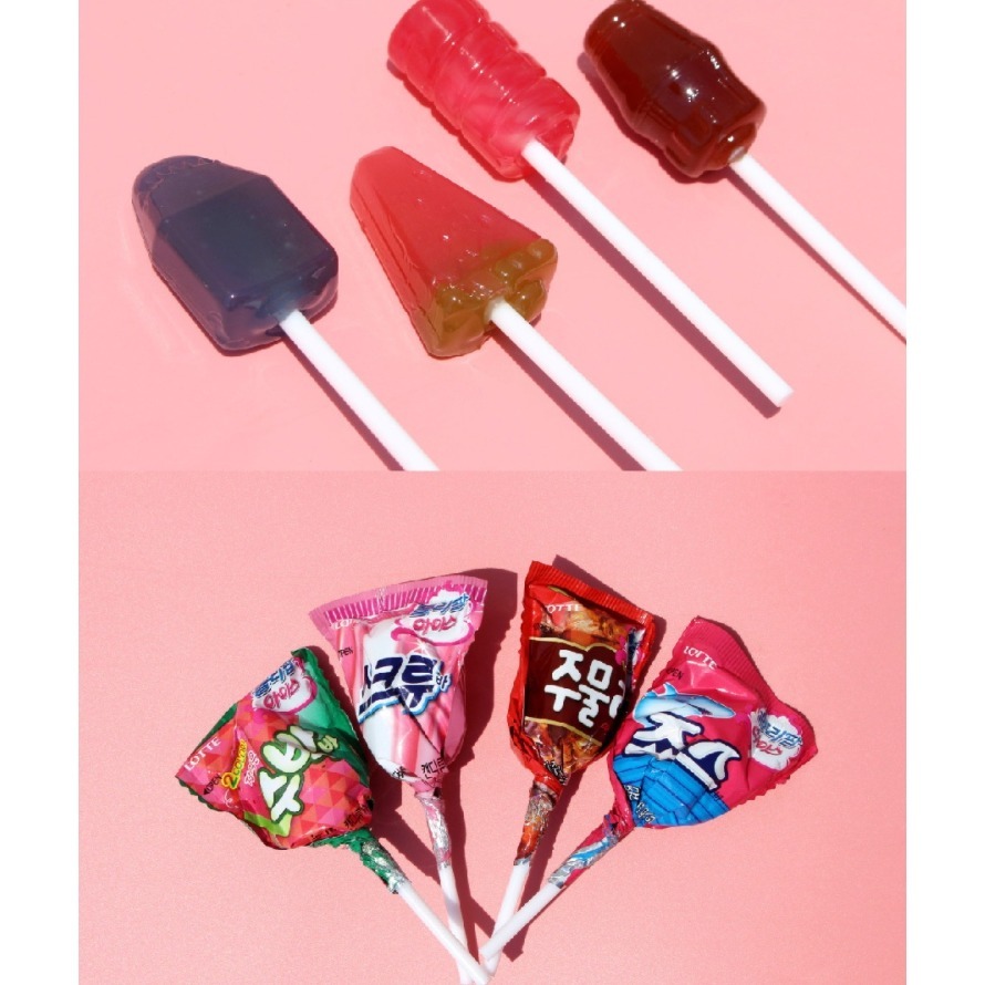 【台灣現貨+預購】Huache肥章魚㊣正韓代購★樂天 可愛造型棒棒糖 單支-細節圖4