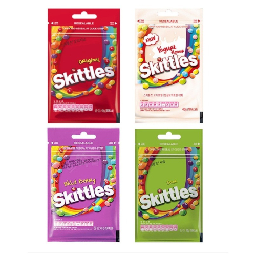 【台灣現貨+預購】肥章魚㊣正韓代購★韓國 Skittles 水果彩虹糖