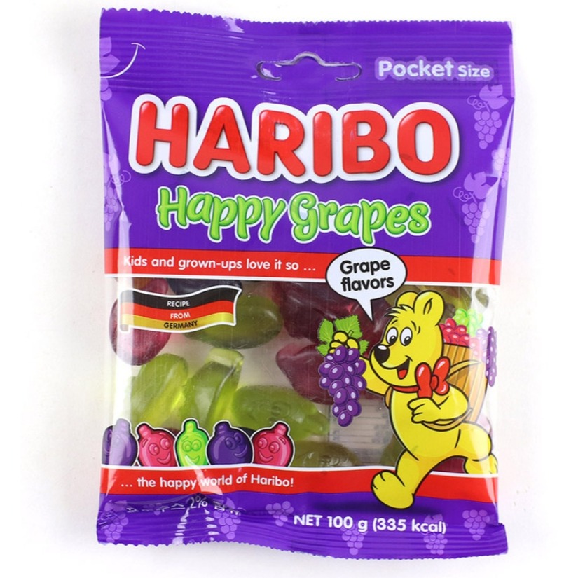 【台灣現貨+預購】肥章魚㊣正韓代購★韓國 HARIBO 軟糖 葡萄柚 水蜜桃 葡萄 酸可樂-細節圖3