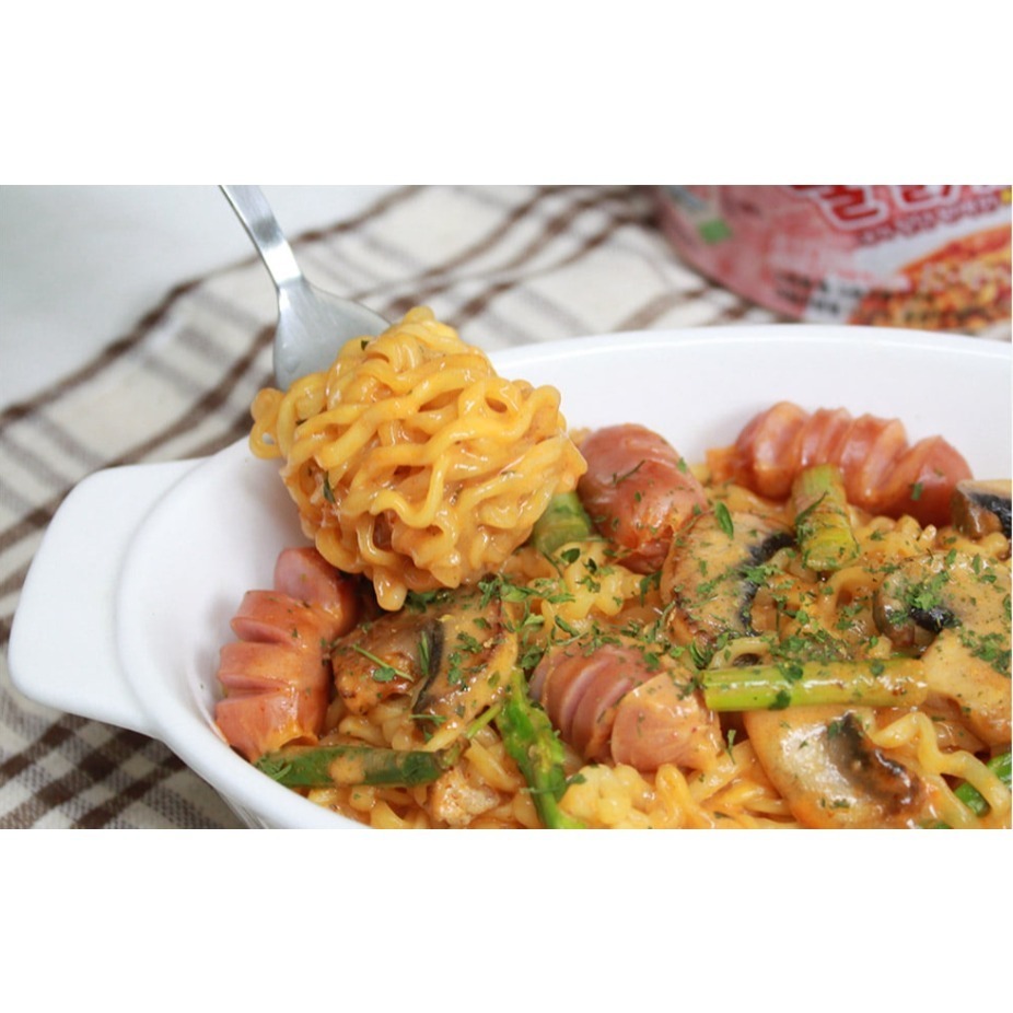 【預購】肥章魚㊣正韓代購★韓國 SAMYANG 三養 辣炒火雞麵 玫瑰醬 炸醬 寬冬粉-細節圖4