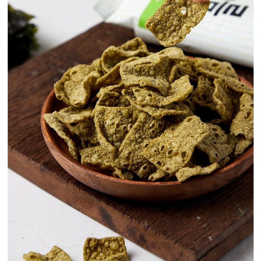 【預購】肥章魚㊣正韓代購★韓國 pulmuone 海苔餅乾 原味 芥末 75g-細節圖2