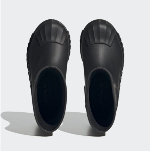 【台灣現貨】肥章魚㊣正韓代購★韓國 adidas 限定雨靴 黑色 淺粉色-細節圖8