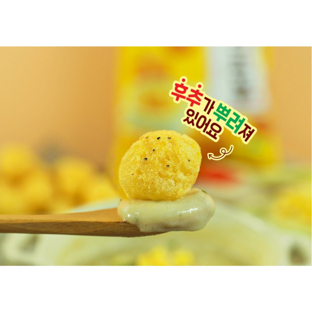 【韓國連線預購中】肥章魚㊣正韓代購★韓國 해태 구운 콘스프볼 HAITAI 烤玉米濃湯球 110g-細節圖3