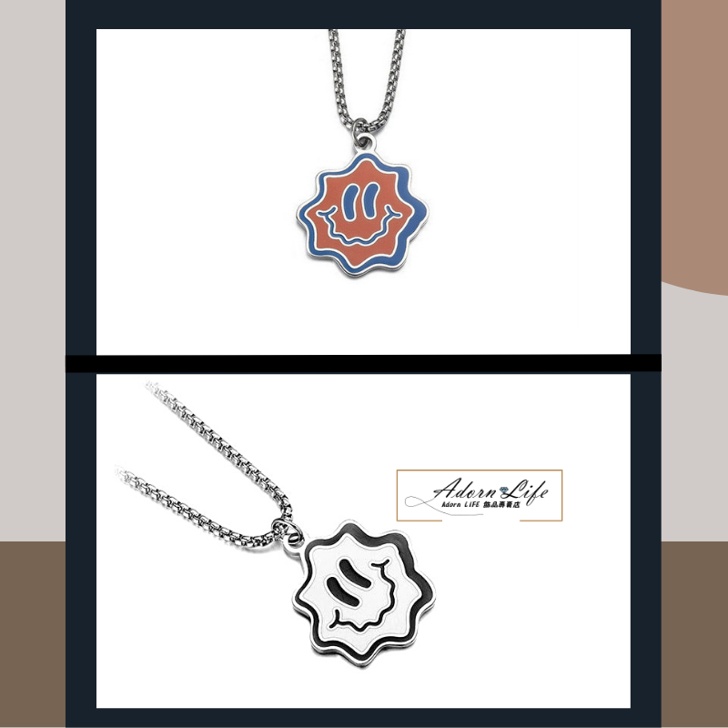 笑臉嘻哈風項鍊 古巴項鍊-細節圖6