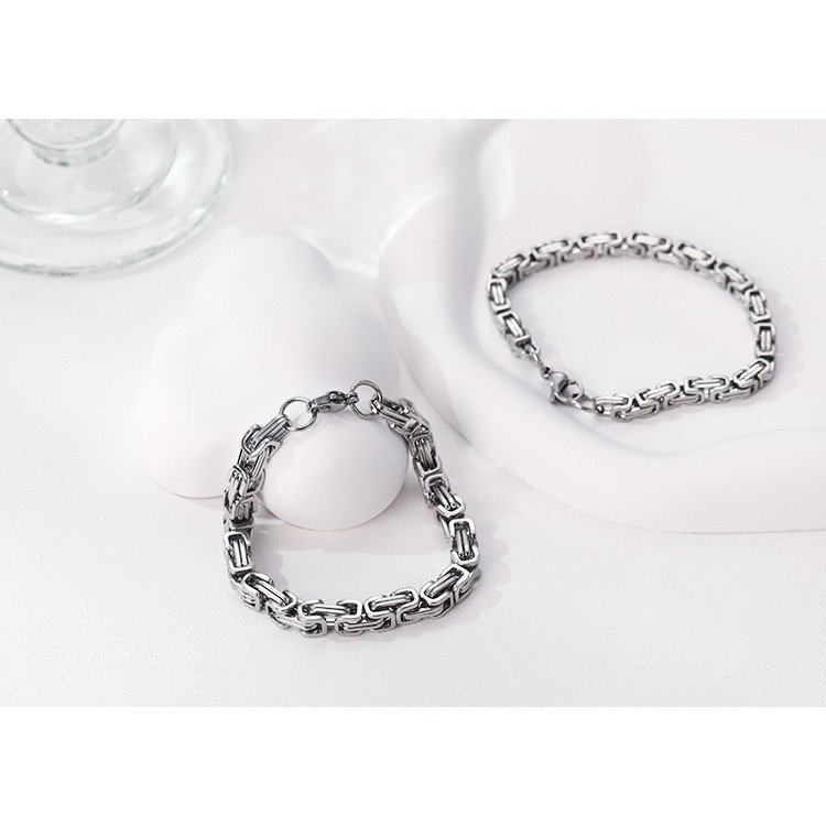 高啟強同款帝王霸氣手鍊 鈦鋼手鍊 龍骨鍊-細節圖5