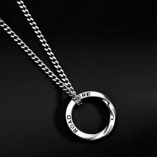 莫比烏斯百搭項鍊 百搭項鍊 男士項鍊 潮男項鍊 流行項鍊 項鍊男 小眾項鍊-細節圖2