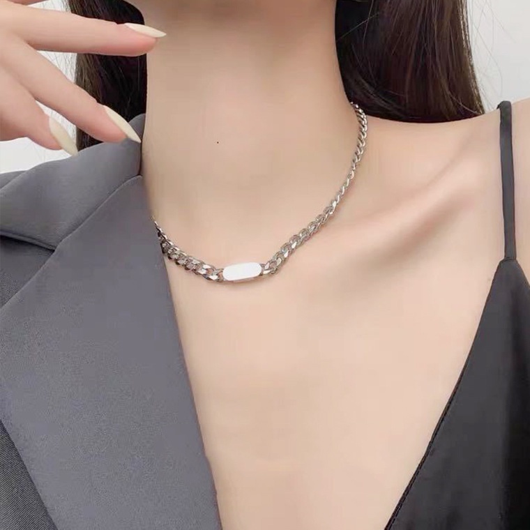 歐美風嘻哈鈦鋼項鍊-細節圖2