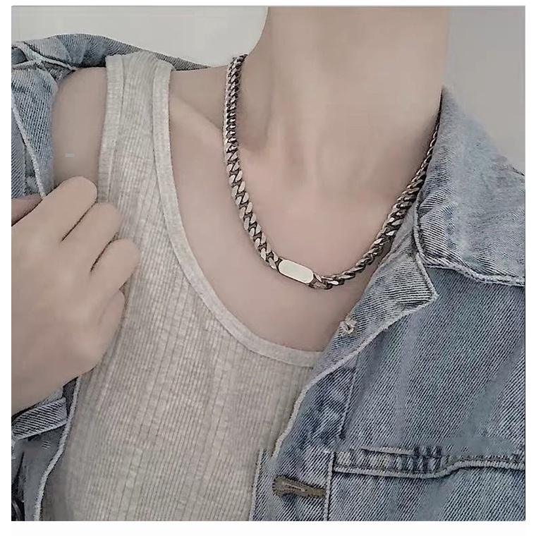 歐美風嘻哈鈦鋼項鍊-細節圖6