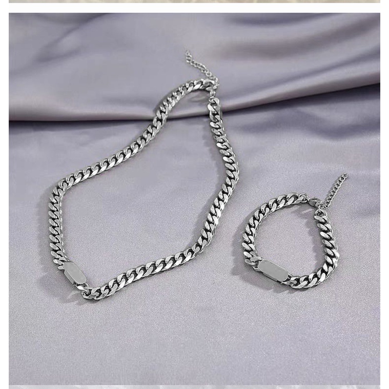 歐美風嘻哈鈦鋼項鍊-細節圖7