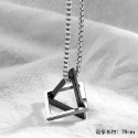 冷淡風三角幾何個性項鍊-規格圖9