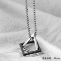 冷淡風三角幾何個性項鍊-規格圖9