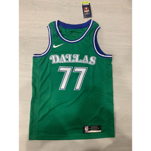 NBA 球衣 DONCIC 77 小牛復古綠球衣