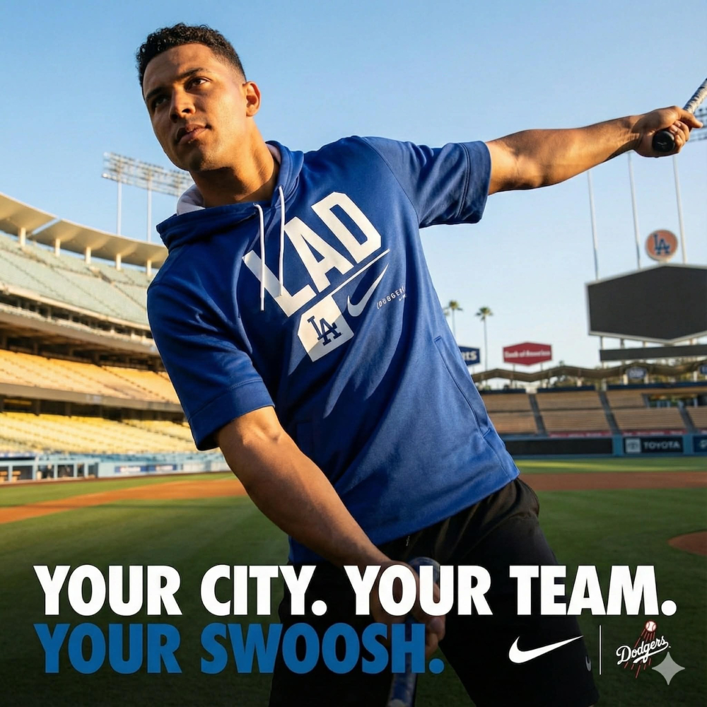 【黑五限時特價】MLB 短袖連帽熱身T-細節圖2