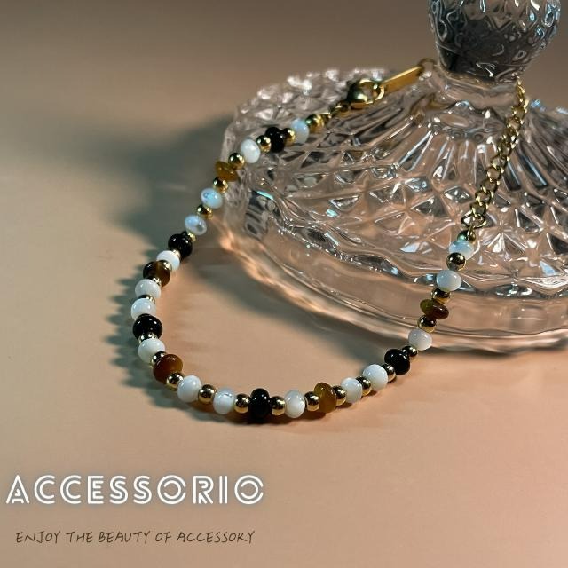 ╶◇╴拾飾 Accessorio 現貨  天然寶石串珠手鍊-細節圖3