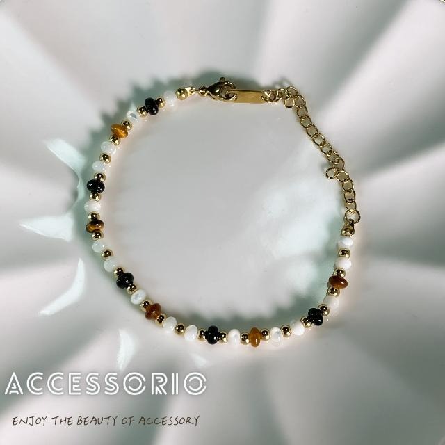 ╶◇╴拾飾 Accessorio 現貨  天然寶石串珠手鍊-細節圖5