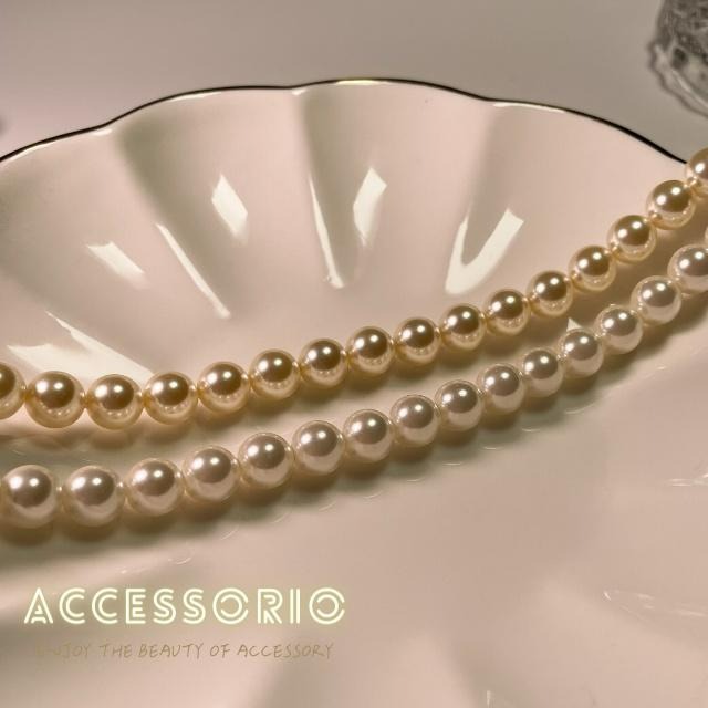 ╶◇╴拾飾 Accessorio 現貨  8MM 施華洛世奇 珍珠項鍊-細節圖4