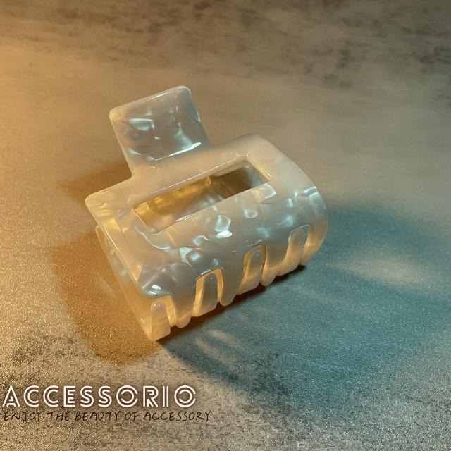 ╶◇╴拾飾 Accessorio 現貨   方形醋酸鯊魚夾 抓夾 髮飾 後腦勺髮夾 交叉髮夾-細節圖4