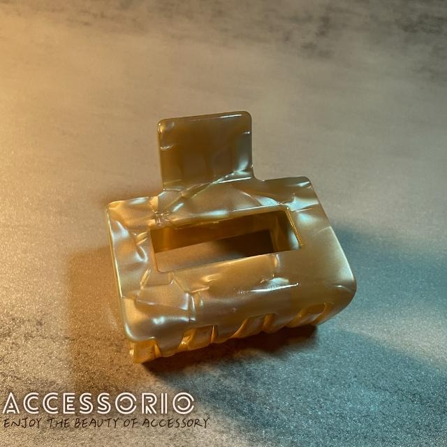 ╶◇╴拾飾 Accessorio 現貨   方形醋酸鯊魚夾 抓夾 髮飾 後腦勺髮夾 交叉髮夾-細節圖7