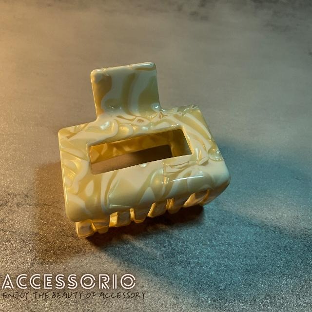 ╶◇╴拾飾 Accessorio 現貨   方形醋酸鯊魚夾 抓夾 髮飾 後腦勺髮夾 交叉髮夾-細節圖8