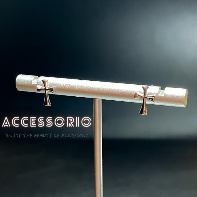 ╶◇╴拾飾 Accessorio 現貨   S925通體純銀 哥德風 十字架耳環-細節圖4