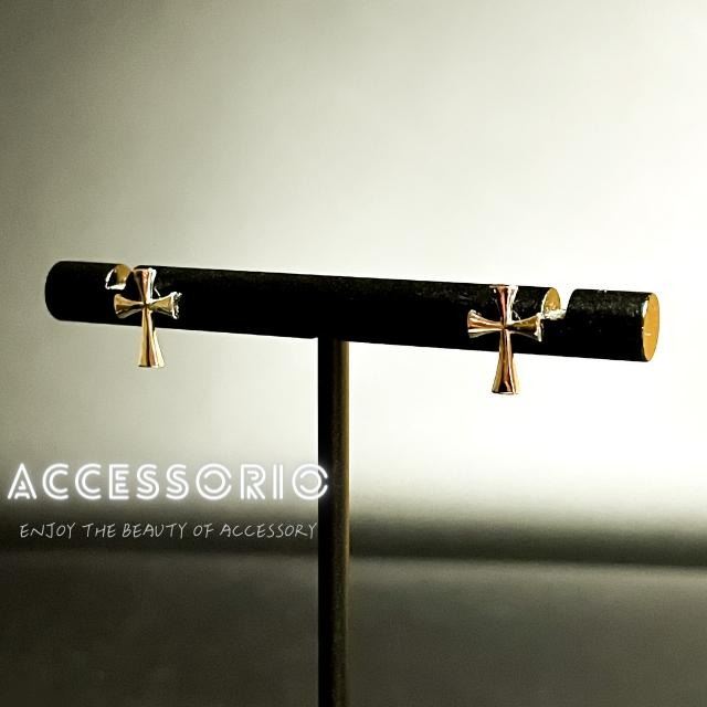 ╶◇╴拾飾 Accessorio 現貨   S925通體純銀 哥德風 十字架耳環-細節圖5